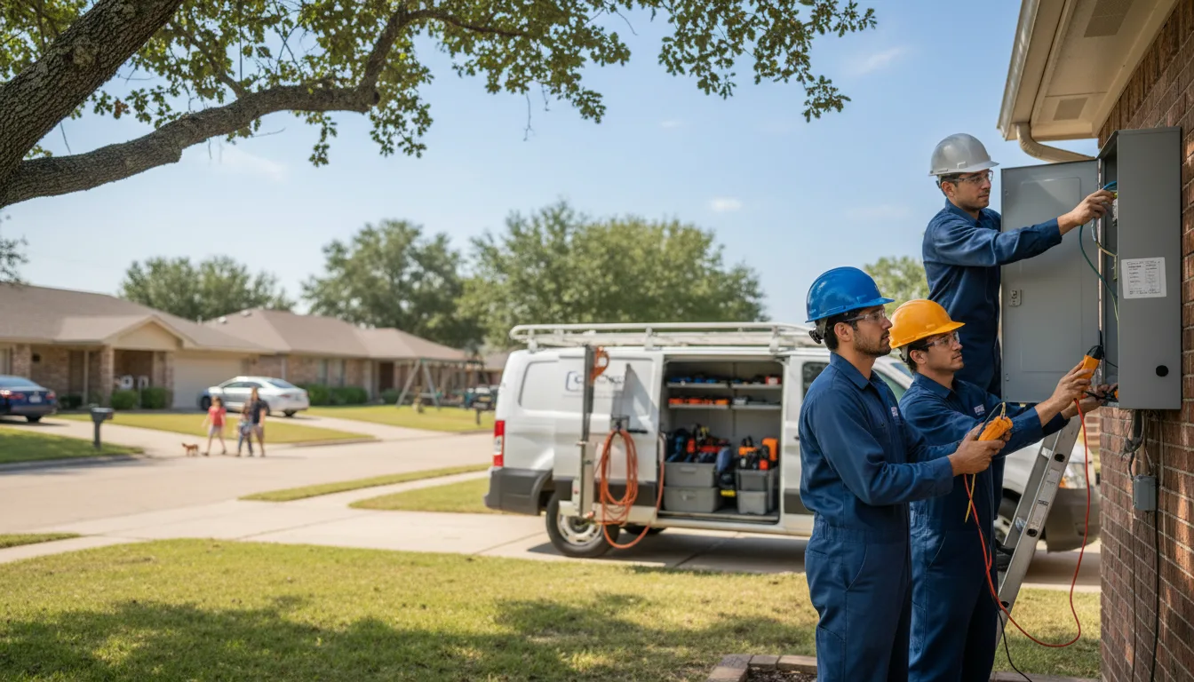 Certified electrician providing emergency electrical services in Josephine, PA